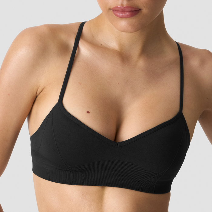 Shape Sports-BH med Tynde Stropper Sort