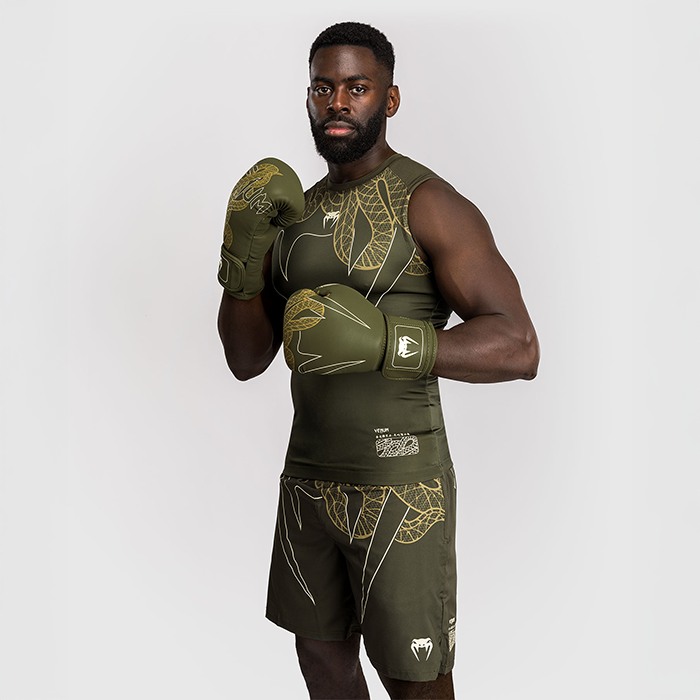 Serpenti Rashguard &AElig;rmel&oslash;s Khaki Bronze Ivory