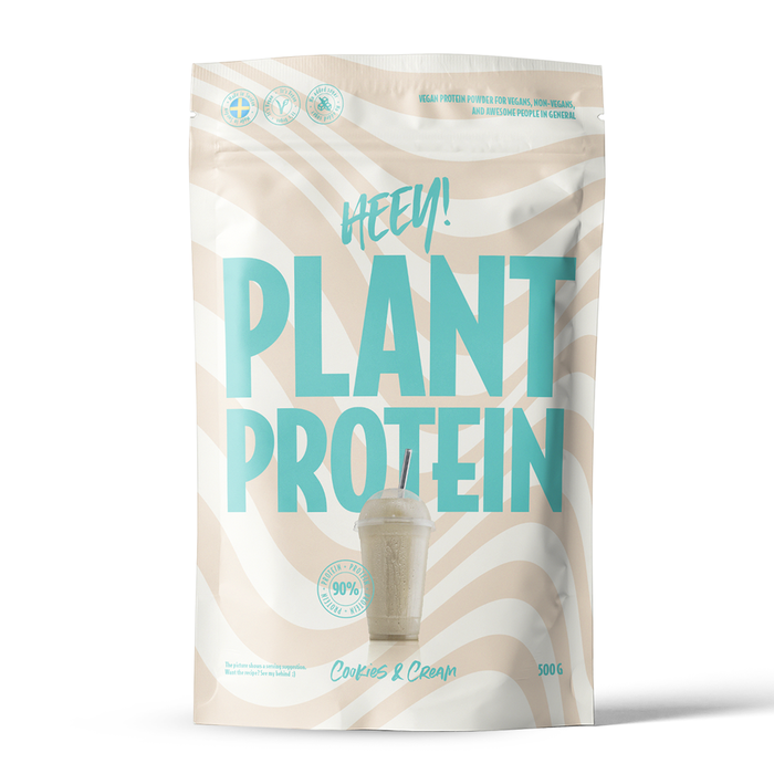 Its Heey Vegansk Protein, Cookies & Cream, 500 g