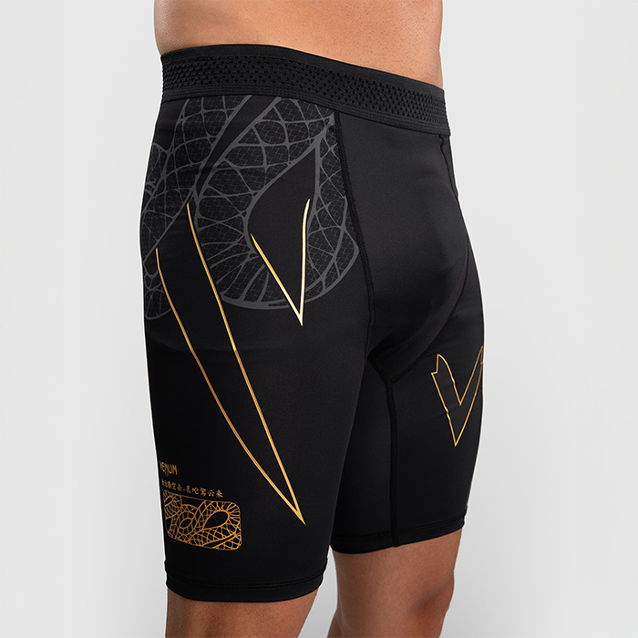 Serpenti Vale Tudo-Shorts Sort S&oslash;lv Guld