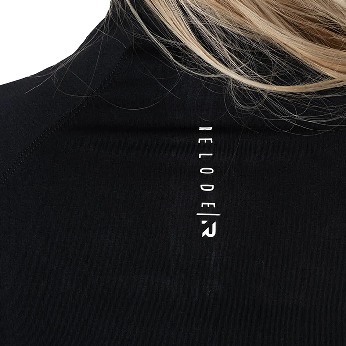 Aura Seamless Zip Lang&aelig;rmet Sort