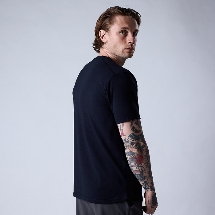 Bamboo T-shirt Marinebl&aring;