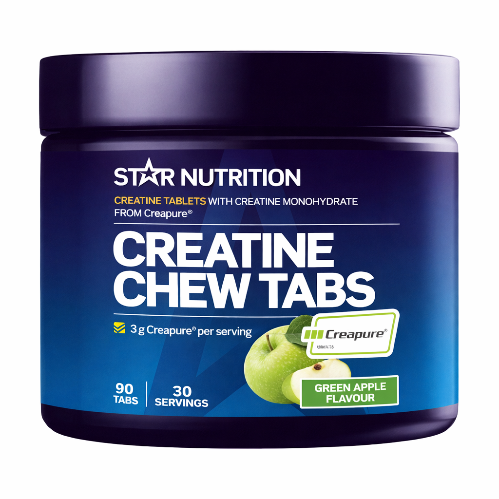 Creatine Chew Tabs, Green Apple, 90 tabs