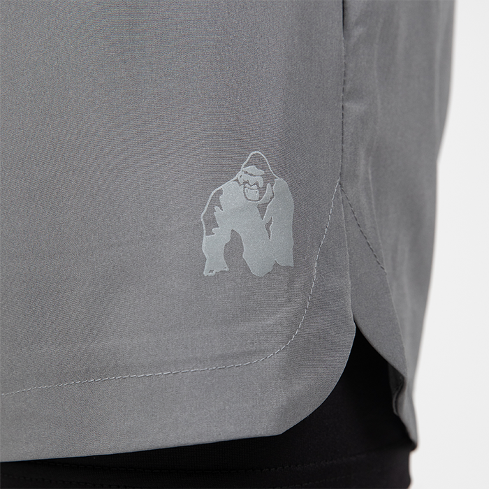 Cortez 2-In-1 Shorts Gr&aring;
