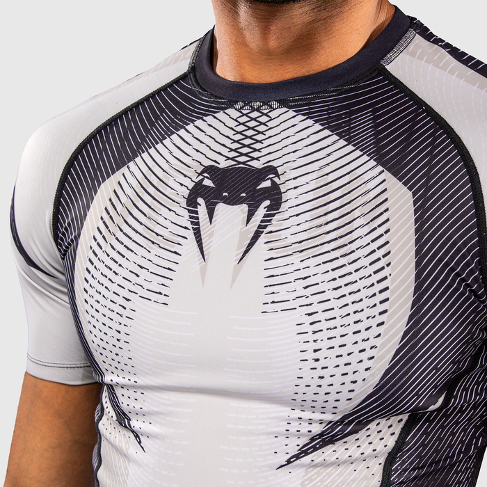 Venum GALACTIC 3.0 Short Sleeve Rashguard Off-White/Black