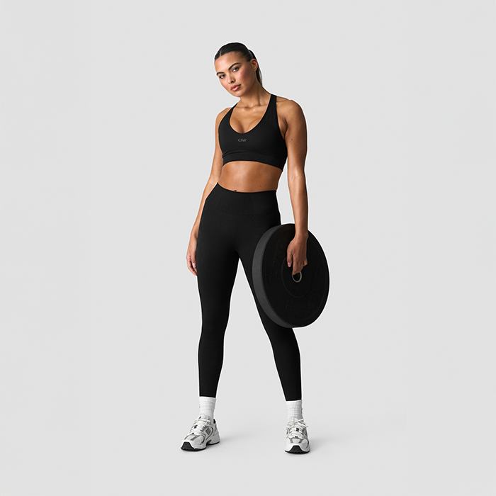 Scrunch træningstights Sort