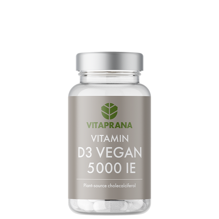 Vitamin D3 Vegan 5000 IE, 110 kapsler