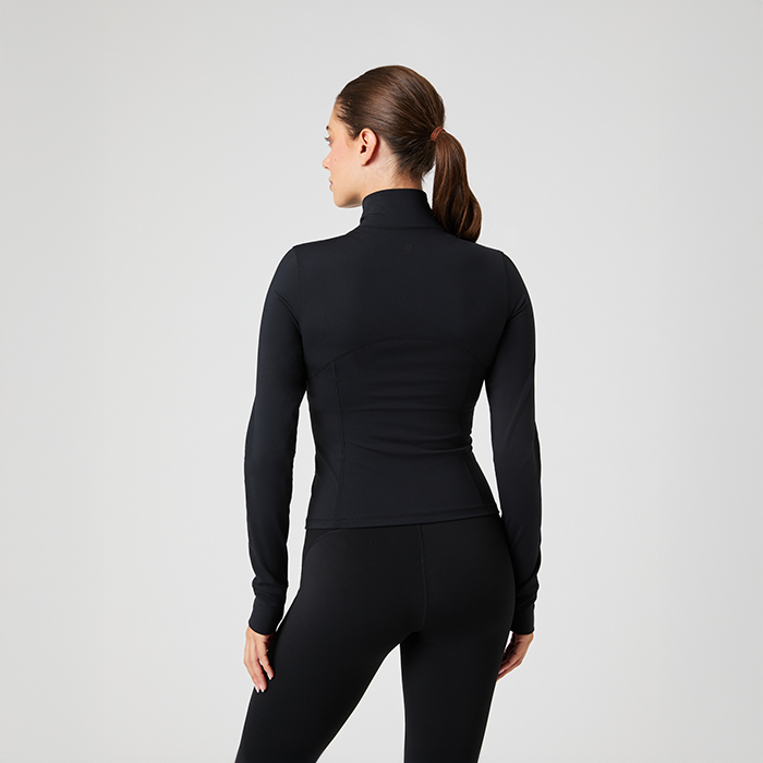 Borg Soft Zip Tr&oslash;je Sort