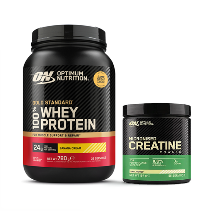 Optimum Nutrition 100% Whey Gold Standard 780 g + Creatine Powder 187 g
