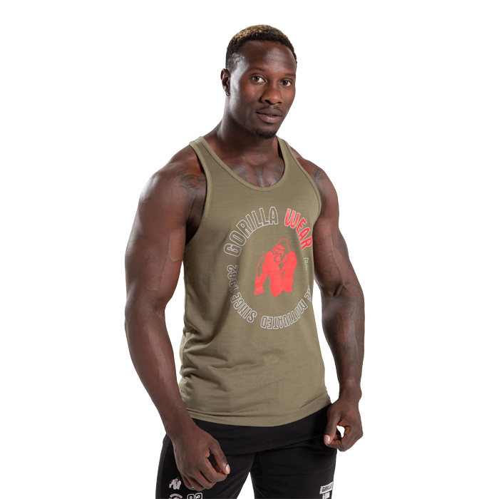 Lafayette Racerback Tank Top, Army Green