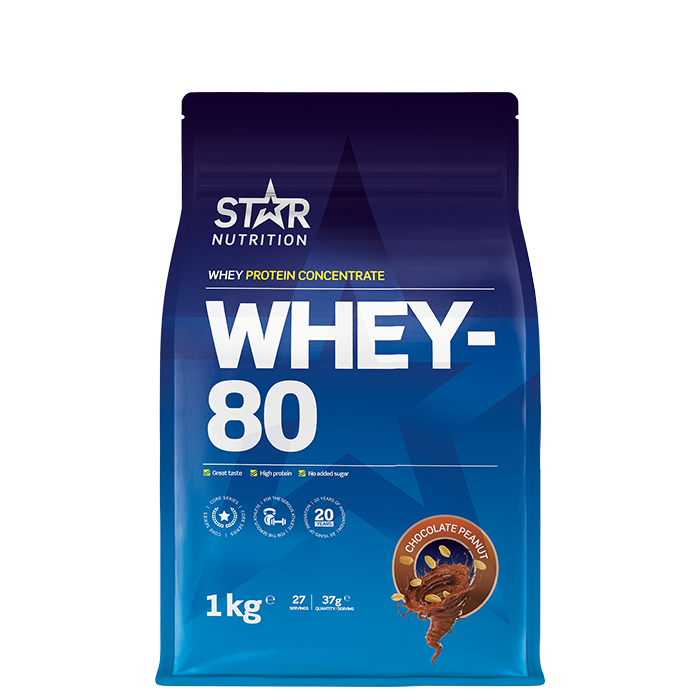 Star Nutrition Whey-80 Chocolate Peanut 1000g