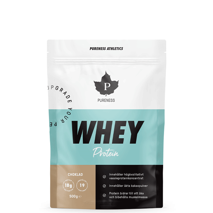 Pureness Athletics Whey Protein, Chokolade, 500 g