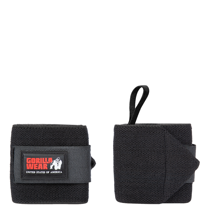 Wrist Wraps Basic, black/red, Gorilla Wear