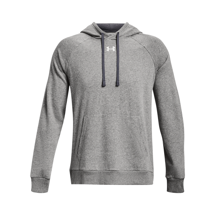 UA Rival Fleece Hoodie Castlerock Light Heather