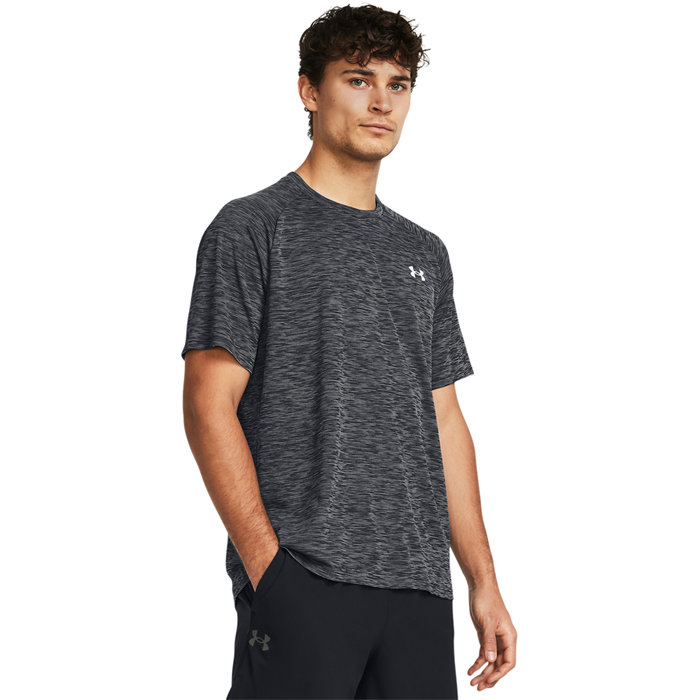 Tech Textured T-shirt Sort