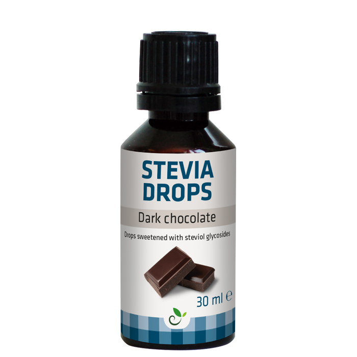 Sukrin Stevia Drops, Dark chocolate, 30 ml