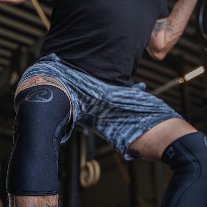 RX Knæstøtte Power Max 7mm Sort