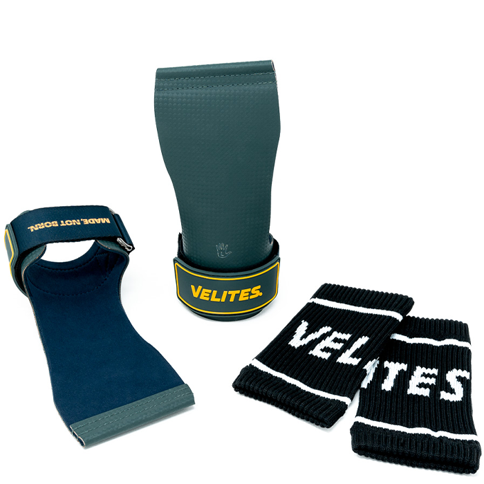 Velites Quad Ultra Hand Grips No Chalk Dark Green Kit