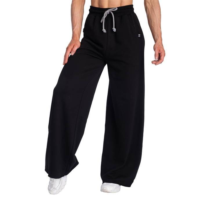 Wide Sweatpants Sort