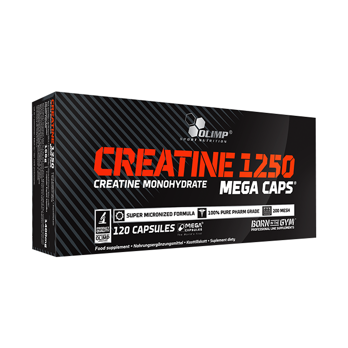 Kreatin 1250 Kreatin Monohydrat 120 Mega Kapsler