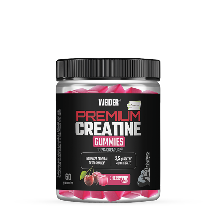 Premium PureCreatine Kreatin 60 Gummier Cherrypop