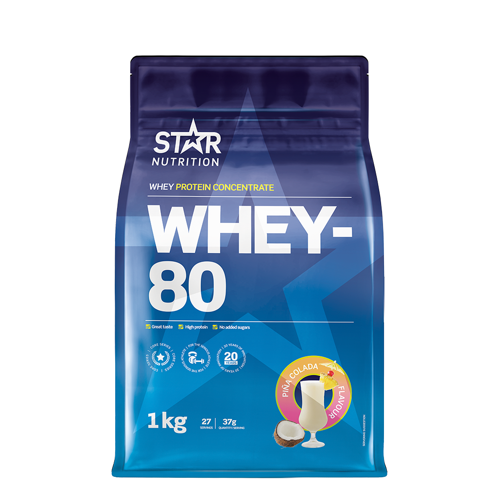 Whey-80 Valleprotein 1 kg