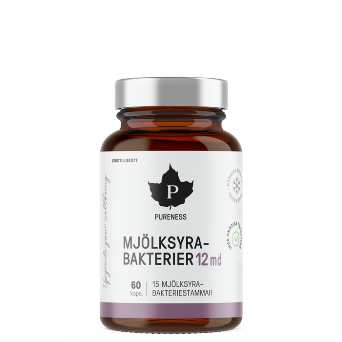 M&aelig;lkesyrebakterier 12 md 60 kapsler