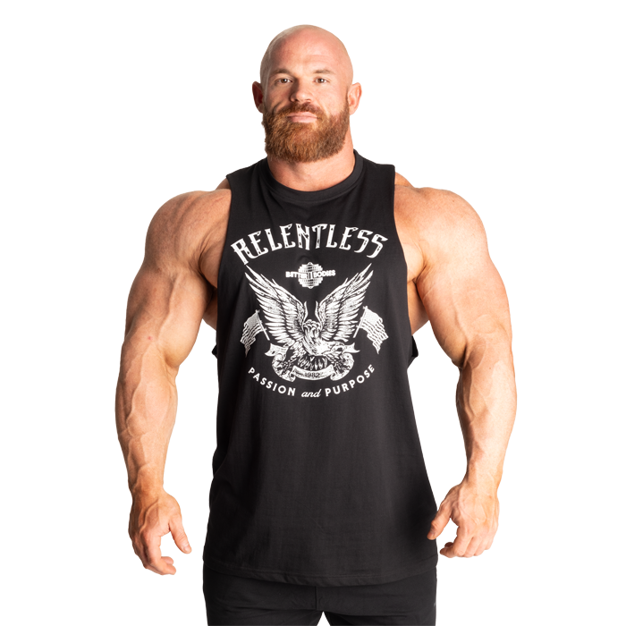 Relentless Cut Out T‑Shirt Sort Hvid