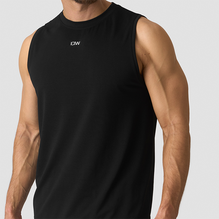 Stride Ærmeløs T-shirt Sort