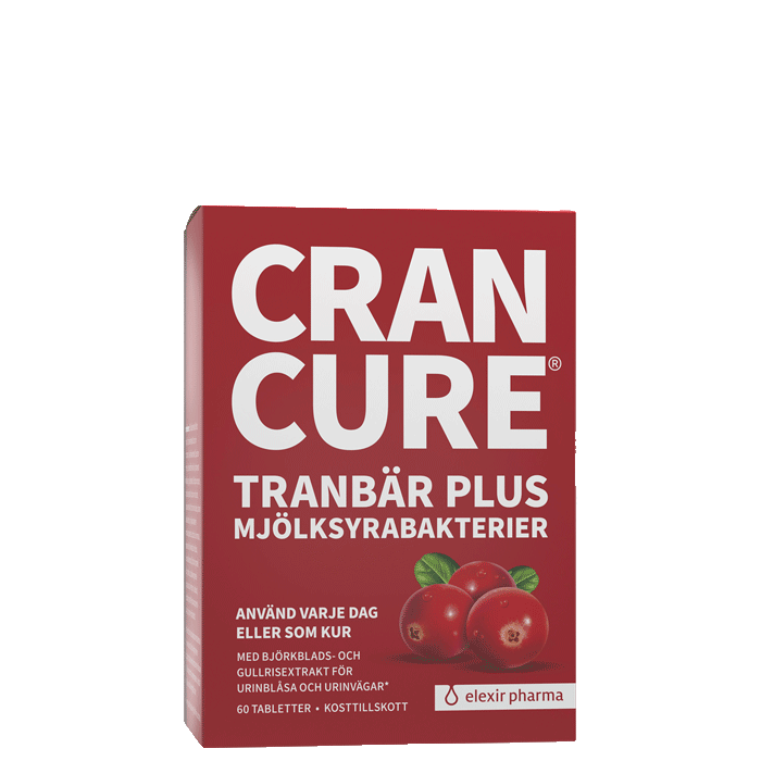 Cran Cure® tranebær plus mælkesyrebakterier, 60 tabletter