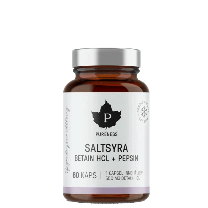 Betain HCL-saltsyre, 60 kapsler