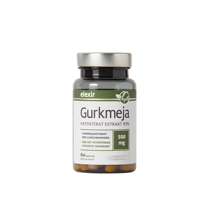 Gurkmeja 500 mg, 60 tabletter