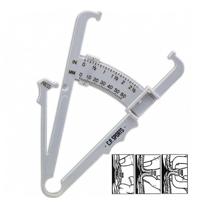 Fat Caliper Kropsfedtm&aring;ler Hvid