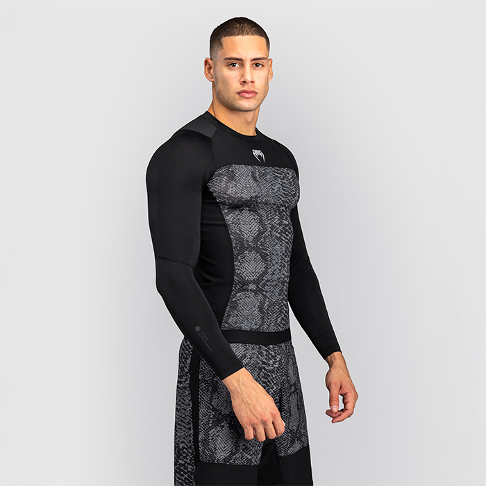 Venum G-Fit Scales Rashguard Sort Gr&aring;