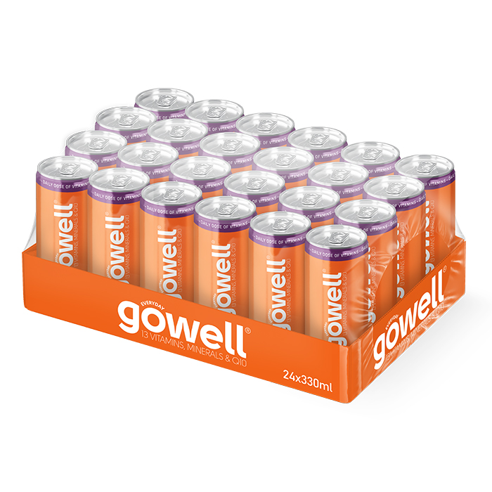 24 x GoWell Functional Drink kasse 33 cl