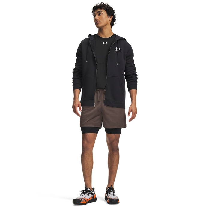 UA HG Elite Long Shorts Black