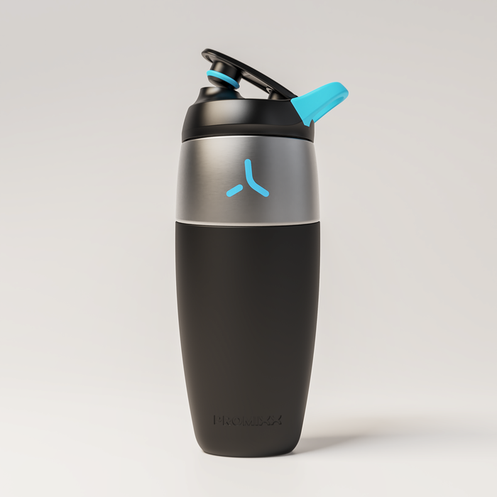 Promixx Pursuit Single Wall Steel, 950 ml, Black Cyan