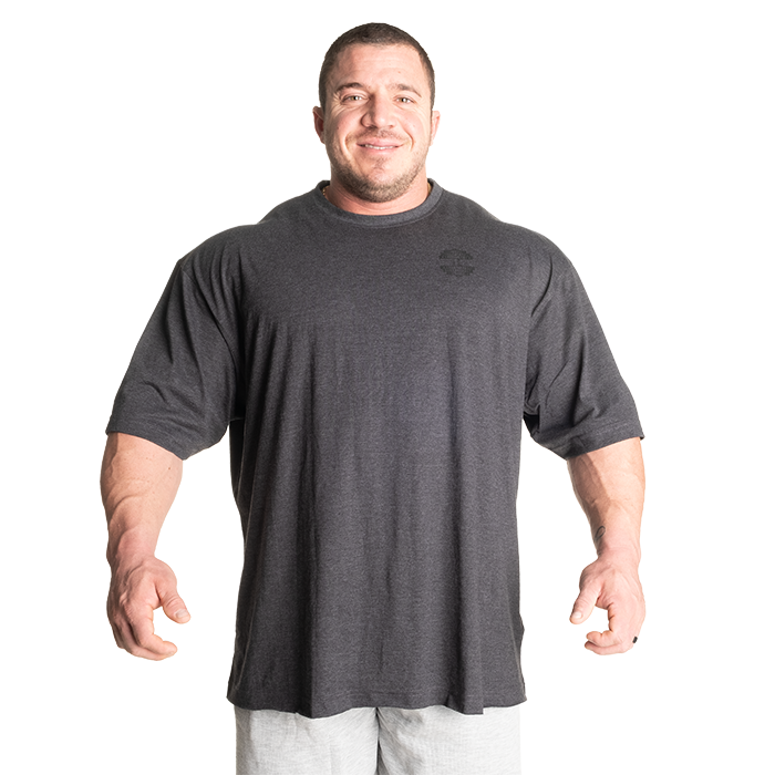 Union Iron Tee, Dark Grey Melange