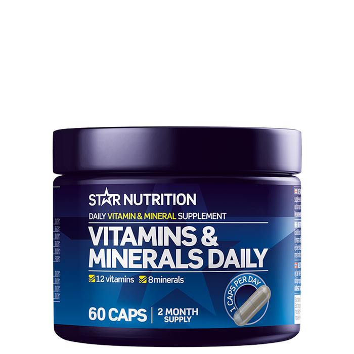 Vitamins & Minerals Daily 60 kapsler