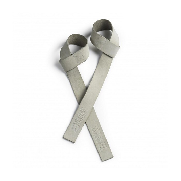 Leather Lifting Straps, foggy, Better Bodies