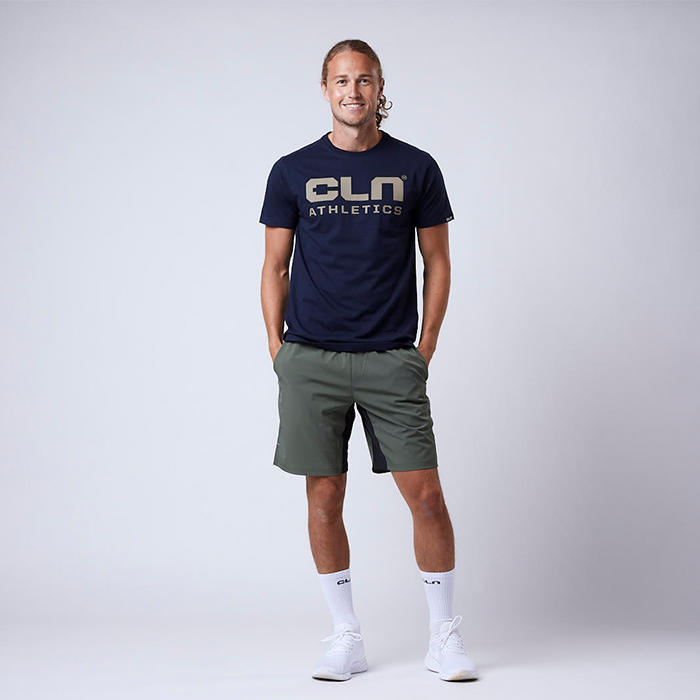 CLN Dino Stretch Shorts, Night Blue