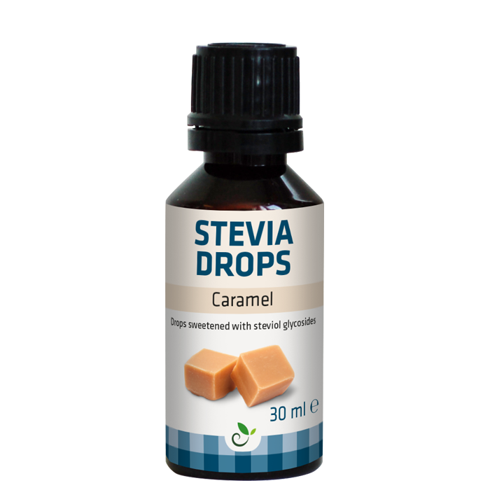 Sukrin Stevia Drops, Caramel, 30 ml