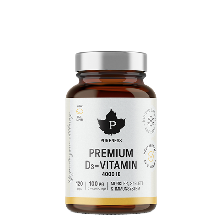 Pureness Premium D-Vitamin, 120 kapsler