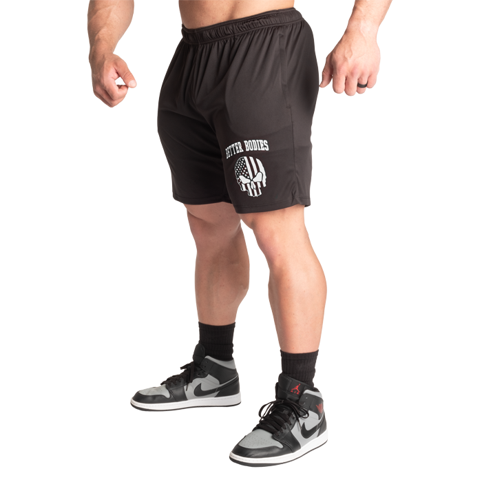 Skull Function Shorts Sort Hvid