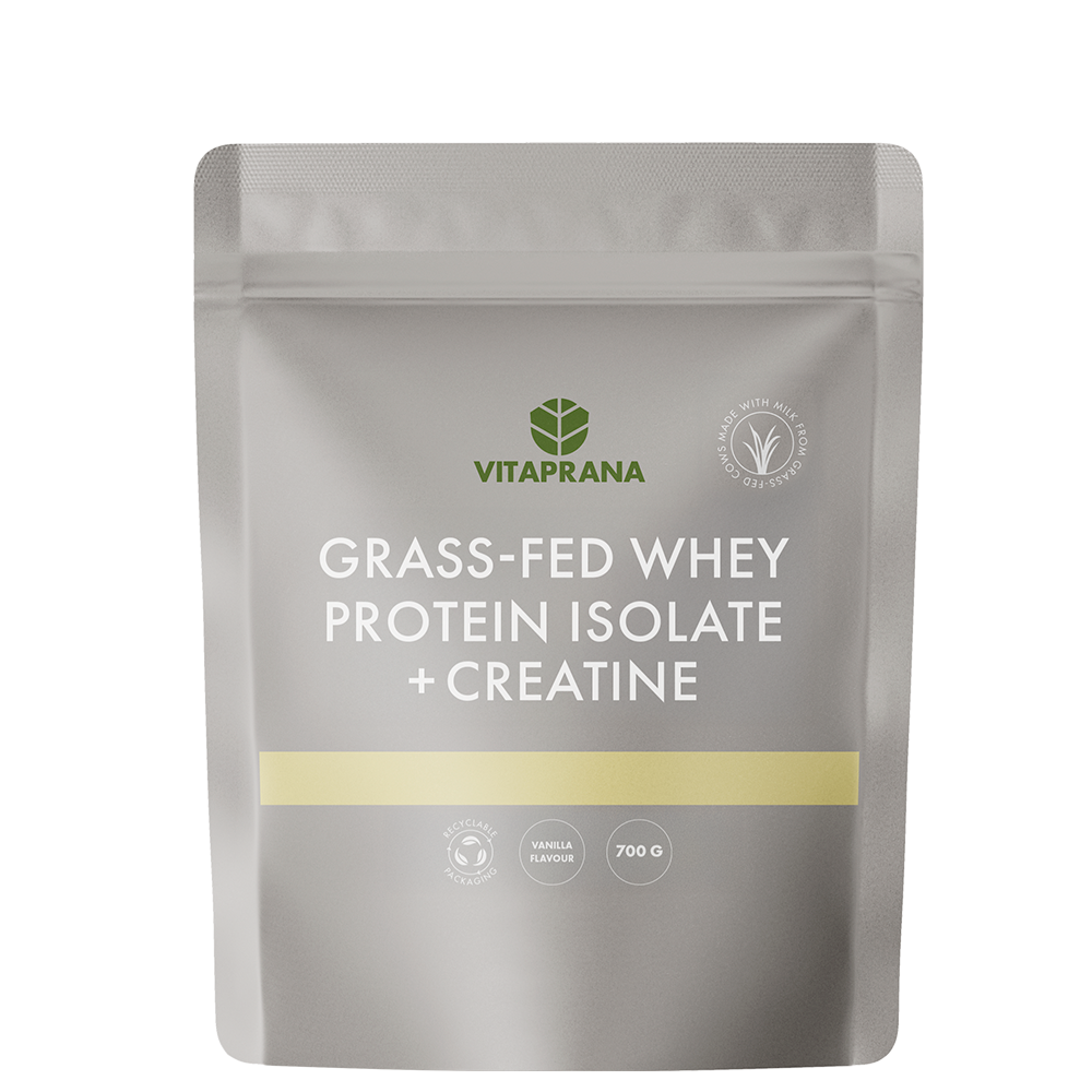 Grass fed Whey Protein Isolate + Creatine Vanilla 700 g