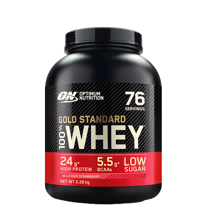 Optimum Nutrition Whey Gold Standard 100% Delicious Strawberry (2280 g)