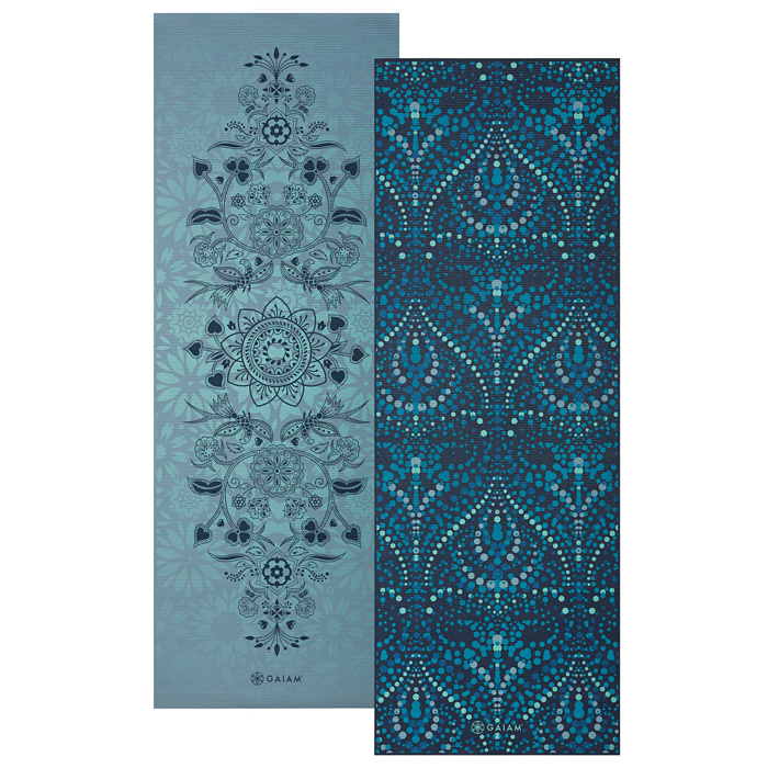 Yogamåtte 6 mm Blå