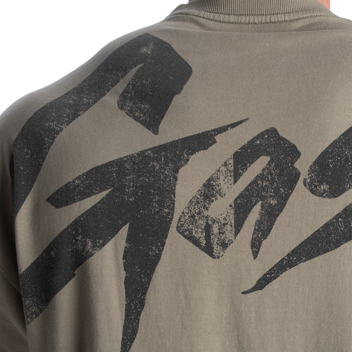 Washed T-shirt Gr&oslash;n