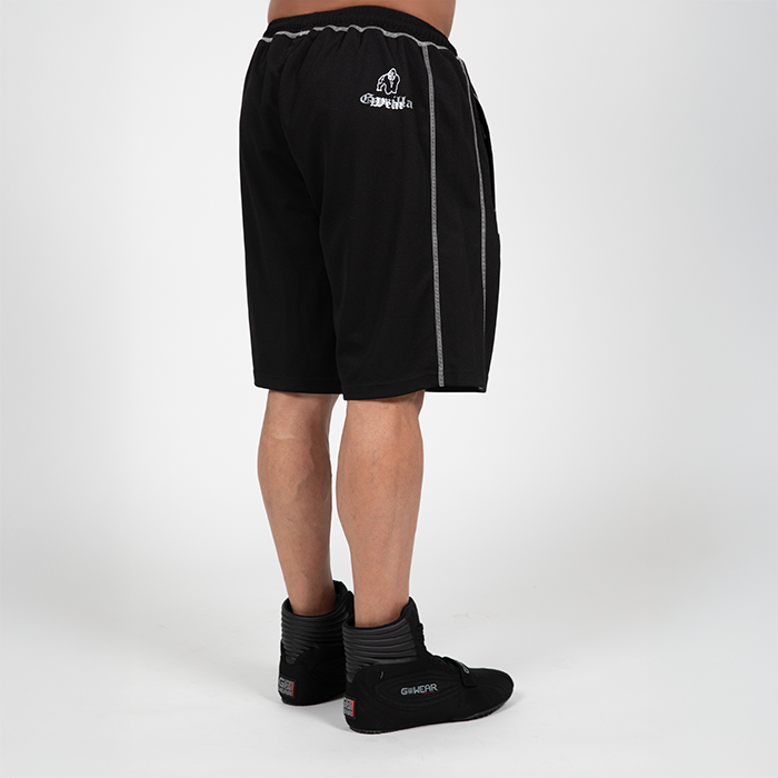 Marlow Mesh Shorts Sort Gr&aring;