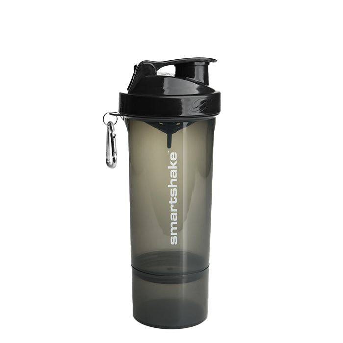 SmartShake Slim Gunsmoke Black, 500 ml